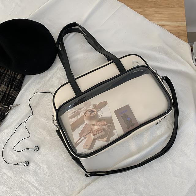 Transparent Tote Bag Women s 2026 New Soft Leather Large Capacity Single Shoulder Bag Messenger Bag Class Handbag
Transparent Tote Bag Women s 2026 New Soft Leather Large Capacity Single Shoulder Bag Messenger Bag Class Handbag