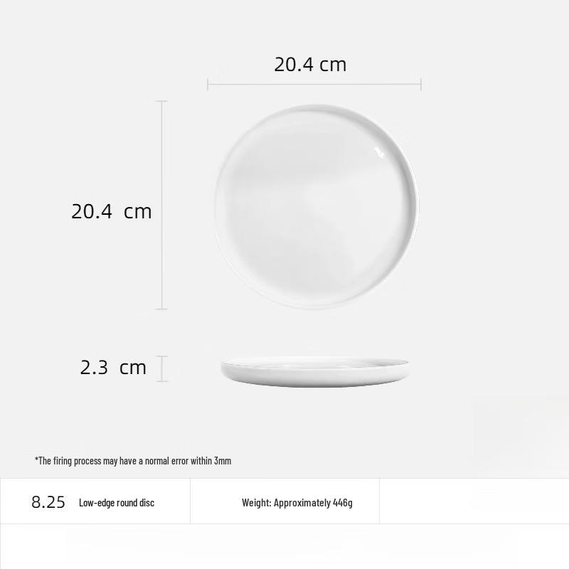 Zhishi 8.25 Aesthetic Ceramic Low-Rim Dinner Plates, 5-Pack
Zhishi 8.25 Aesthetic Ceramic Low-Rim Dinner Plates, 5-Pack