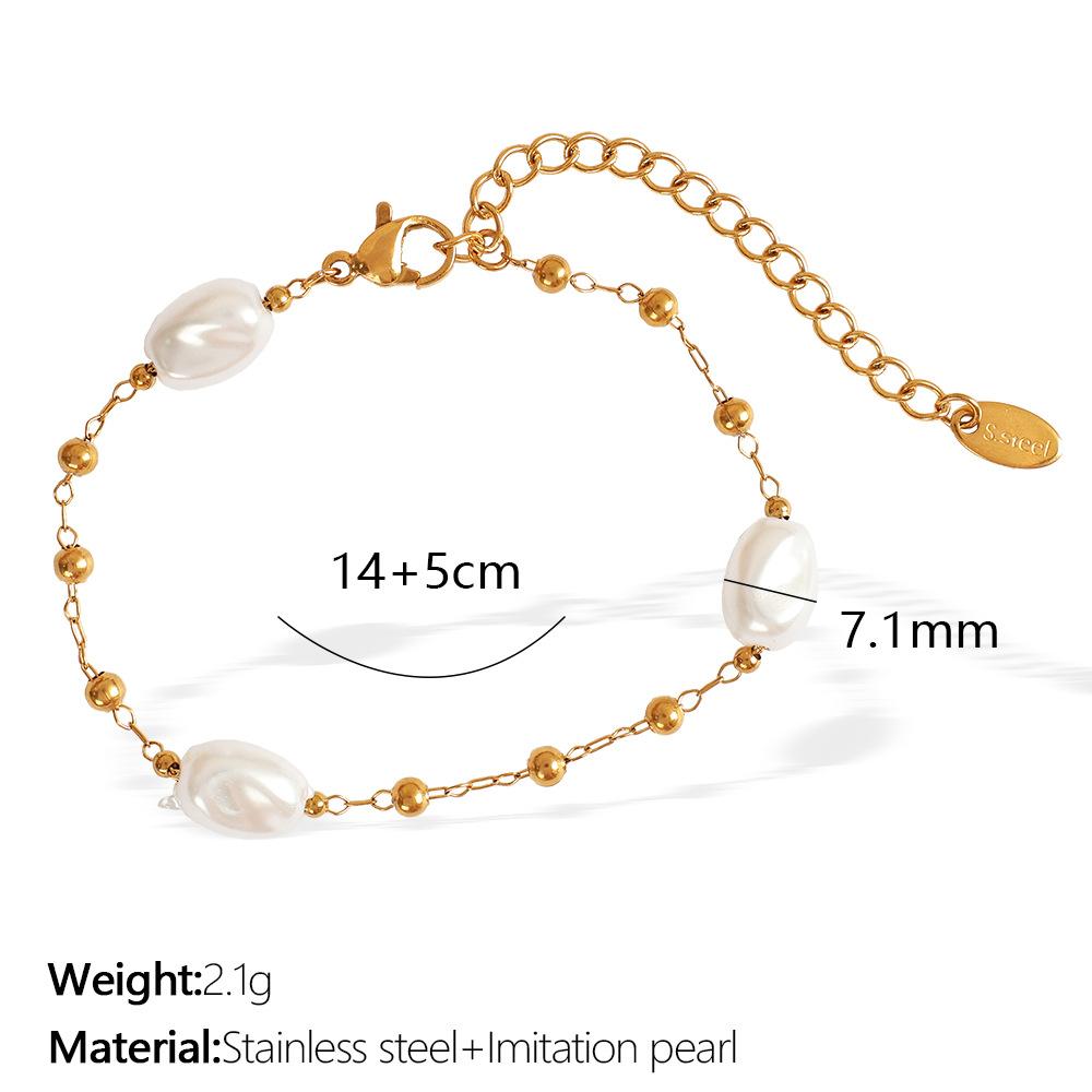 Irregular Pearl Jewelry Set Jewelry Necklace Light Luxury Premium Bracelet Gold Plated Bracelet
Irregular Pearl Jewelry Set Jewelry Necklace Light Luxury Premium Bracelet Gold Plated Bracelet