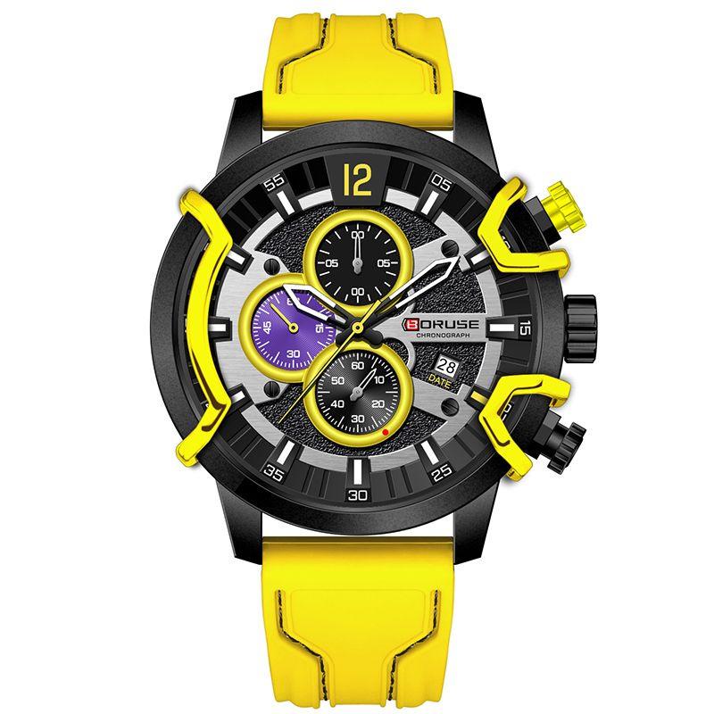 Boruse Fashion Men S Silicone Strap Watch Fashion Waterproof Luminous Calendar Quartz Watch
Boruse Fashion Men S Silicone Strap Watch Fashion Waterproof Luminous Calendar Quartz Watch