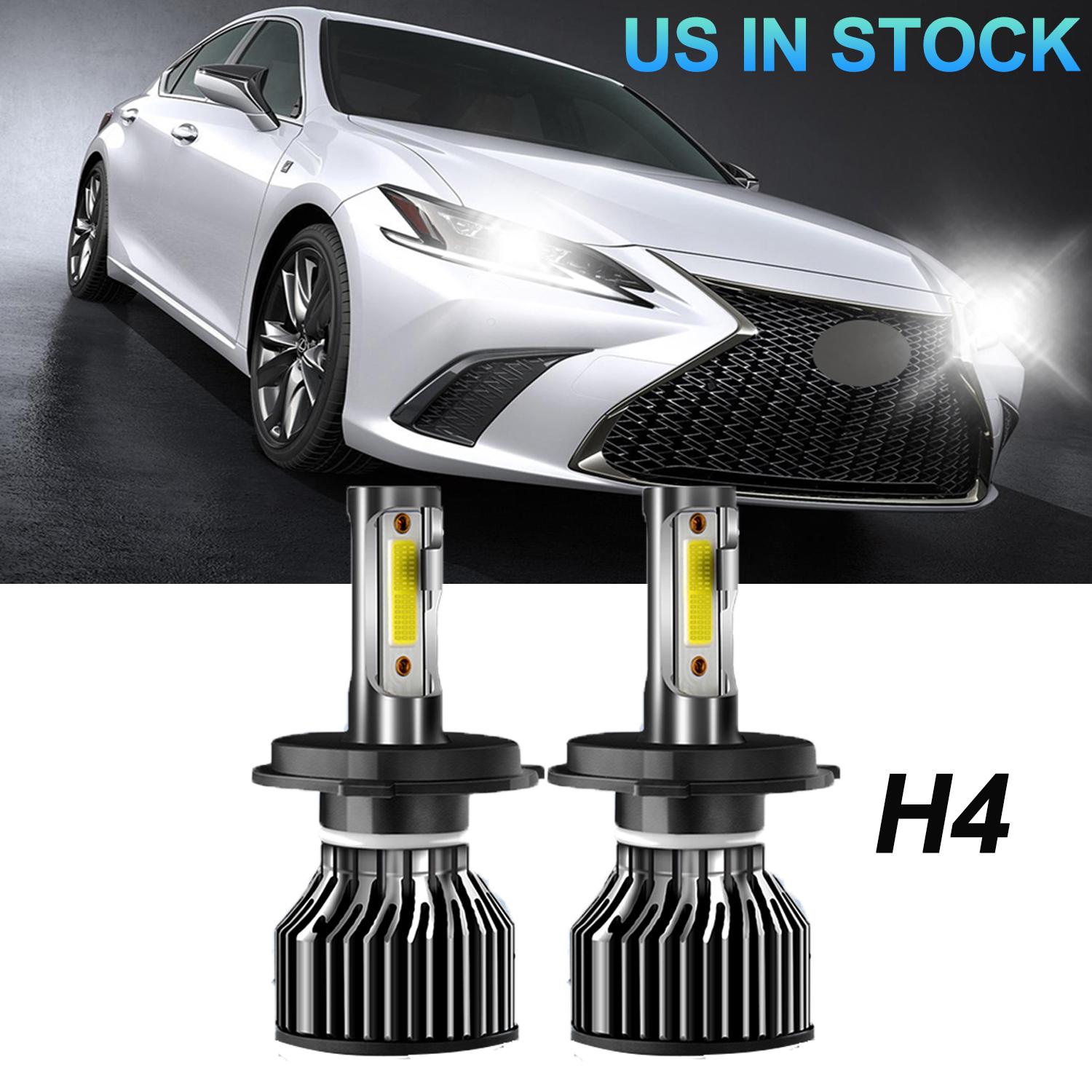 2PCS H4 HB2 9003 LED Headlight Conversion Kit 200W 20000LM High Lo Beam Bulb COB CHIPS Cooling Turbo Fan Auto Headlights H4/9003/HB2 Hi/Lo
2PCS H4 HB2 9003 LED Headlight Conversion Kit 200W 20000LM High Lo Beam Bulb COB CHIPS Cooling Turbo Fan Auto Headlights H4/9003/HB2 Hi/Lo