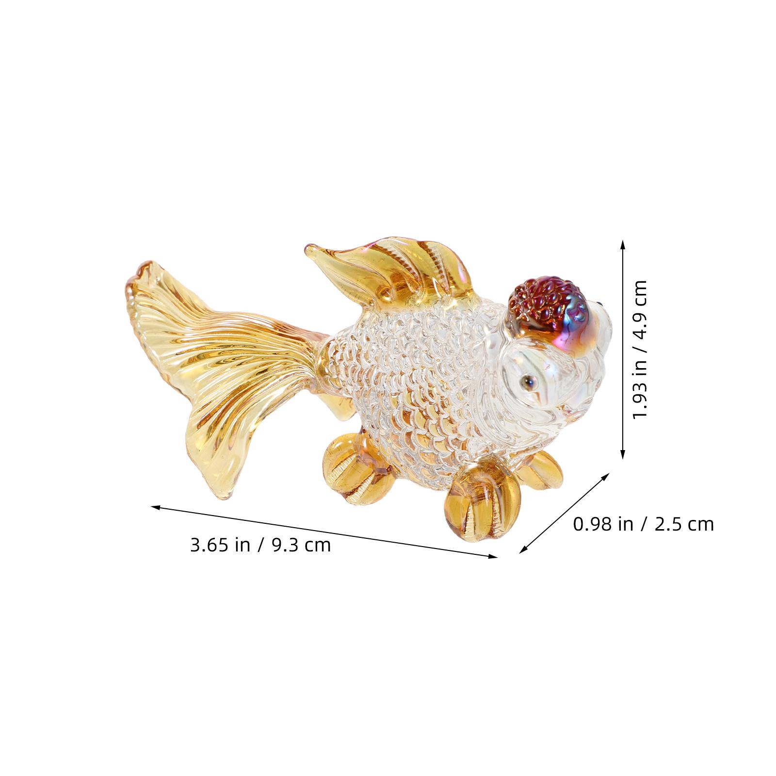 Delicate Crystal Fish Sculpture Detailed Miniature Carp Shape Brings Positive Energy Sturdy Base for Home Office Entryway Decor
Delicate Crystal Fish Sculpture Detailed Miniature Carp Shape Brings Positive Energy Sturdy Base for Home Office Entryway Decor