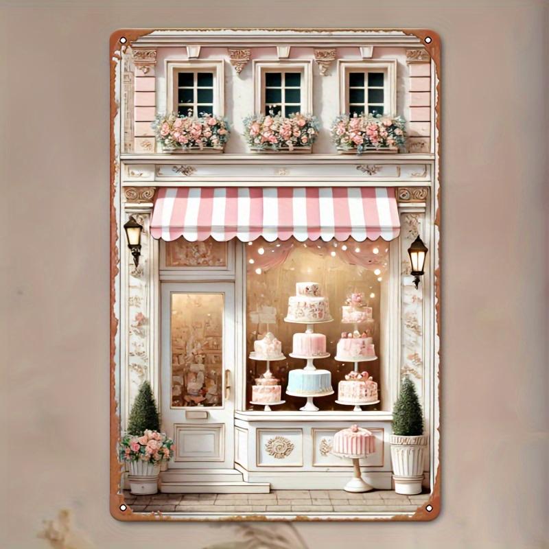 Vintage Bakery Metal Sign European Pastry Shop Decor with Floral Window Display Pastel Colors Durable Aluminum Wall Art Pl 20x30cm(7.8x11.8inch)
Vintage Bakery Metal Sign European Pastry Shop Decor with Floral Window Display Pastel Colors Durable Aluminum Wall Art Pl 20x30cm(7.8x11.8inch)