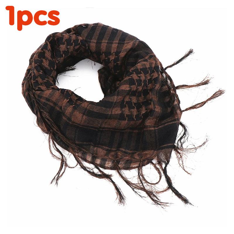 134Pcs Unisex Lightweight Plaid Fringed Arabian Desert Scarf Soft Tactical Scarf Men Ladies Turban Shawl Airsoft Pain
134Pcs Unisex Lightweight Plaid Fringed Arabian Desert Scarf Soft Tactical Scarf Men Ladies Turban Shawl Airsoft Pain