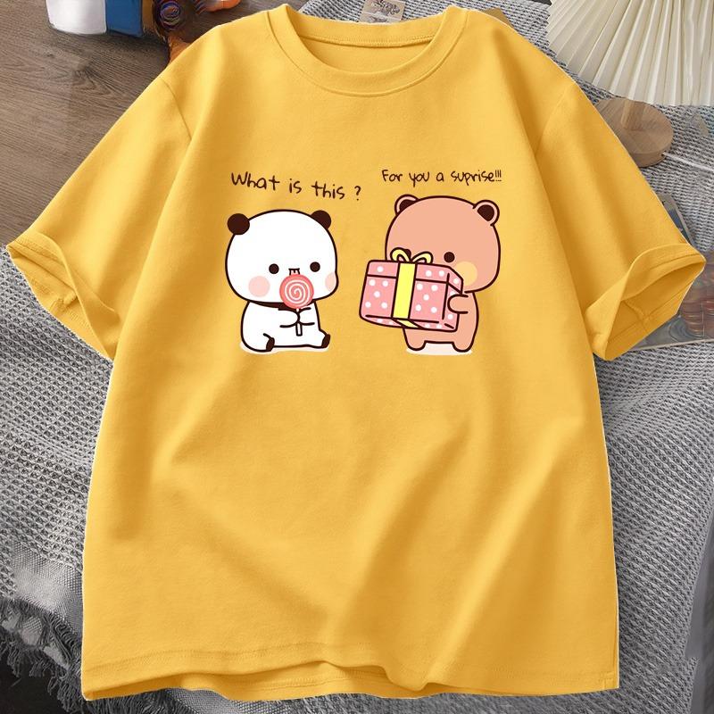 Happy Birthday PANDA BEAR Tshirt Unisex Bubu and Dudu Love Graphic T Shirts Harajuku Cotton Short Sleeve Women Clothing Streetwear 4XL
Happy Birthday PANDA BEAR Tshirt Unisex Bubu and Dudu Love Graphic T Shirts Harajuku Cotton Short Sleeve Women Clothing Streetwear 4XL
