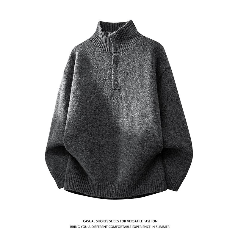 Мужской свитер Осень и Зима Однотонный на молнии Водолазка Модный Повседневный Топ XL темно-серого
Мужской свитер Осень и Зима Однотонный на молнии Водолазка Модный Повседневный Топ XL темно-серого