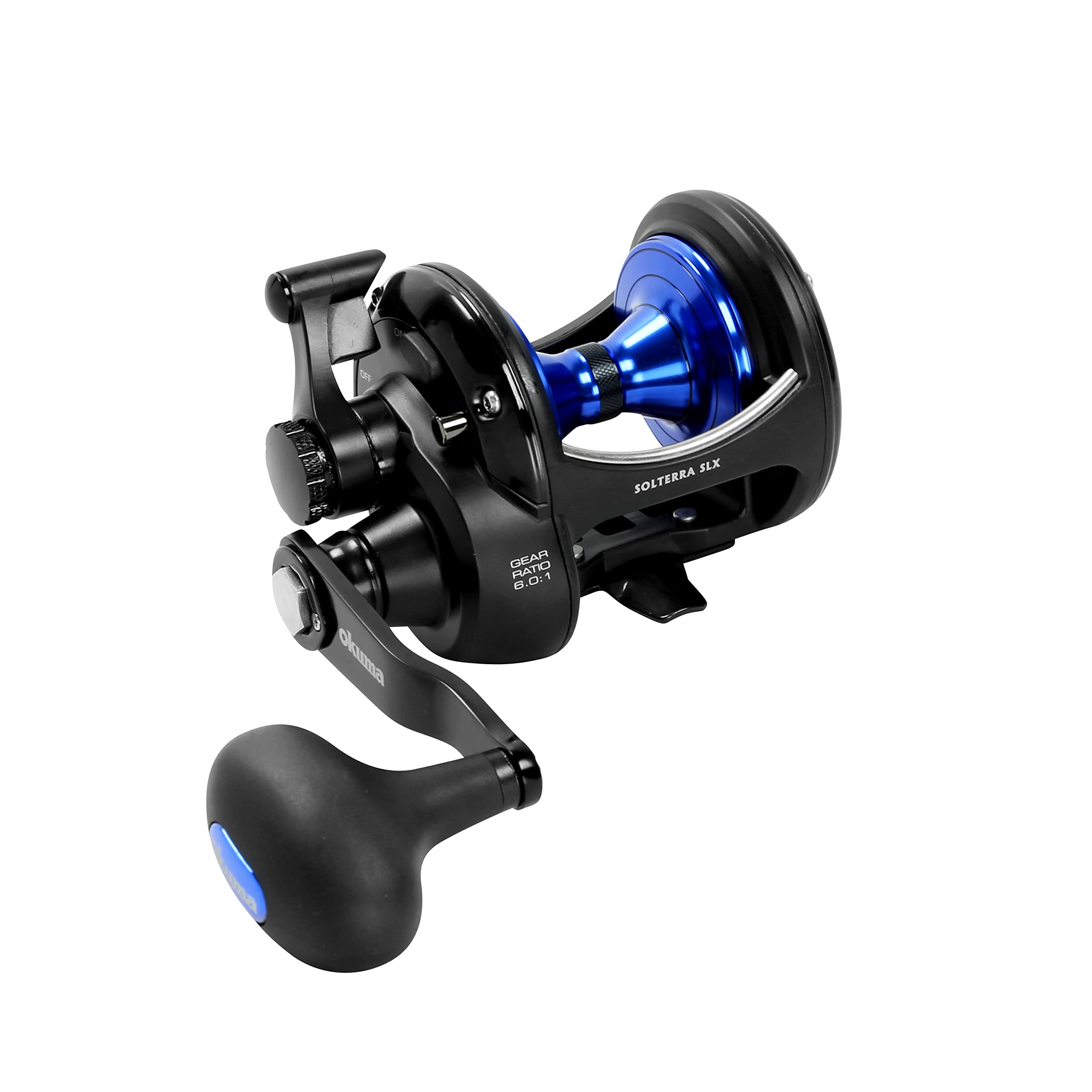 Okuma Solterra SLX High Speed Open Top Frame Lever Drag Saltwater Trolling Reel 380 Yards 20 lbs Black SLX-10CSb ~ чорний
Okuma Solterra SLX High Speed Open Top Frame Lever Drag Saltwater Trolling Reel 380 Yards 20 lbs Black SLX-10CSb ~ чорний