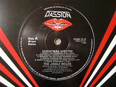12inch Record JINGLE BELLES - Christmas Spectre PASH1214 Passion Records 1983 UK Pop Used
12inch Record JINGLE BELLES - Christmas Spectre PASH1214 Passion Records 1983 UK Pop Used