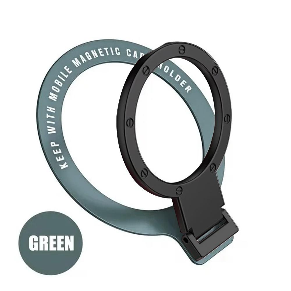 Phone Ring Holder Foldable Support Magnet Finger Ring Car Phone Grip Stand Sticker Holder Desktop Stand зелений
Phone Ring Holder Foldable Support Magnet Finger Ring Car Phone Grip Stand Sticker Holder Desktop Stand зелений