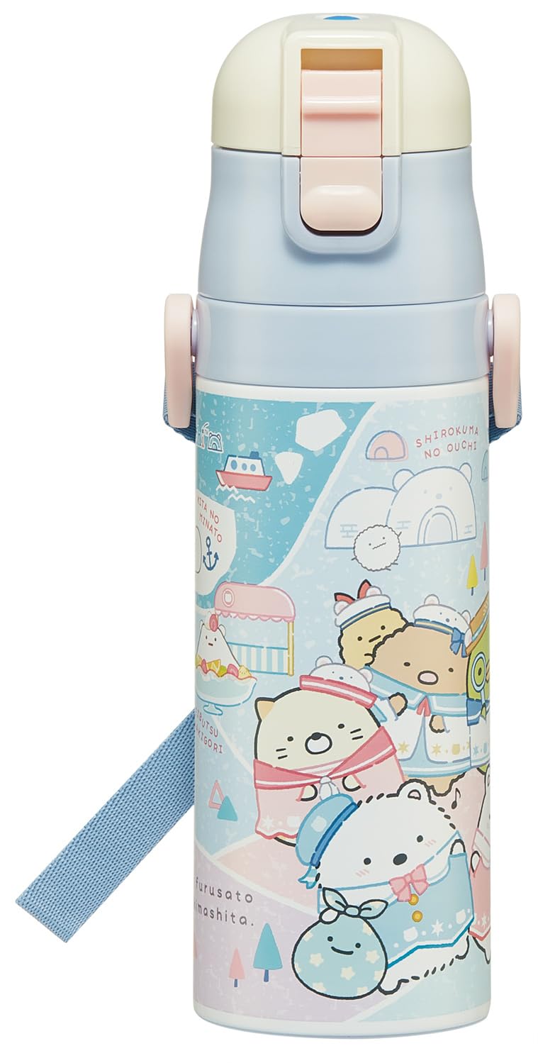 Skater Бутылка для воды из нержавеющей стали Water Direct, легкая, Shirokuma Cool Water Sports, детская, питьевая, 470 мл, подходит для детей, тип,
Skater Бутылка для воды из нержавеющей стали Water Direct, легкая, Shirokuma Cool Water Sports, детская, питьевая, 470 мл, подходит для детей, тип,