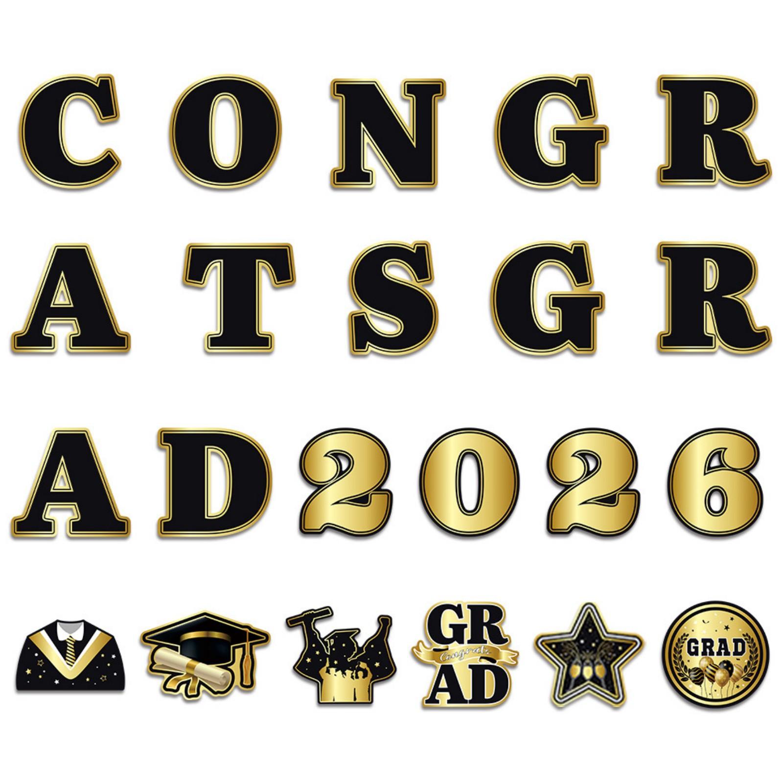 Graduation Season Magnetic Refrigerator Decorations Set 2026 Letter and Icon Magnets for Classroom Blackboard Party Gathering Decor One Size
Graduation Season Magnetic Refrigerator Decorations Set 2026 Letter and Icon Magnets for Classroom Blackboard Party Gathering Decor One Size