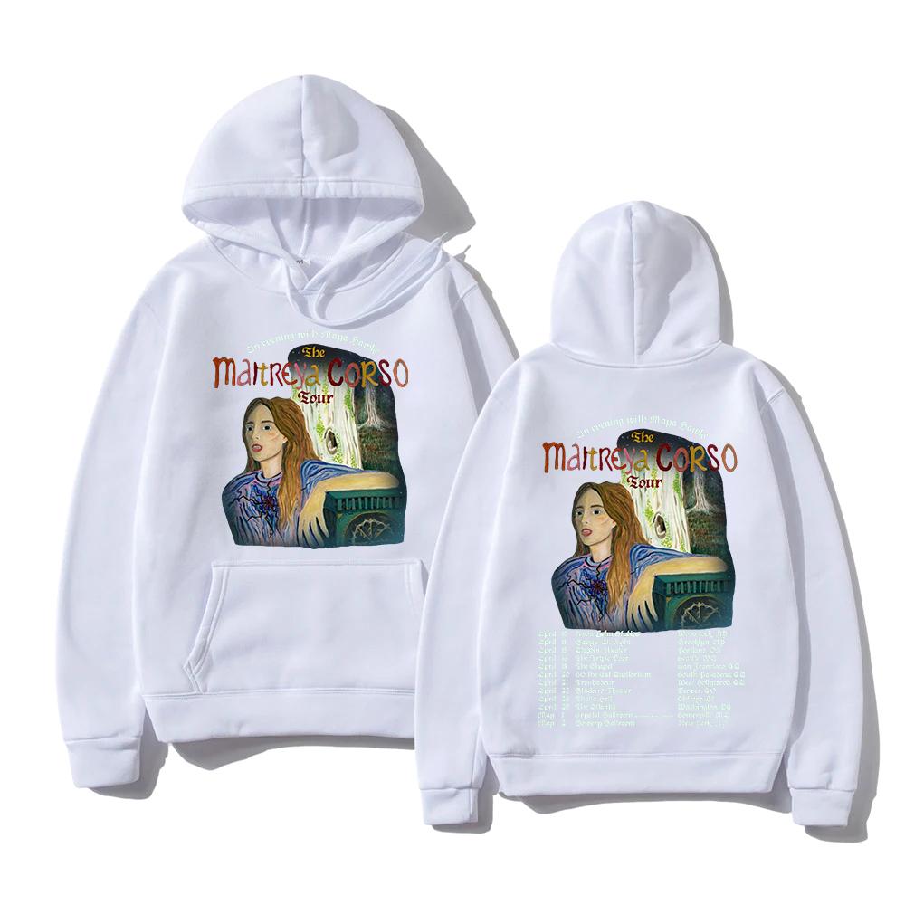 Maya Hawke MAITREYA CORSO Tour Hoodies Graphic Hoody Unisex Women Casual Aesthetic Y2K Pullovers Fashion Unisex Oversized Sweatshirts 4XL
Maya Hawke MAITREYA CORSO Tour Hoodies Graphic Hoody Unisex Women Casual Aesthetic Y2K Pullovers Fashion Unisex Oversized Sweatshirts 4XL