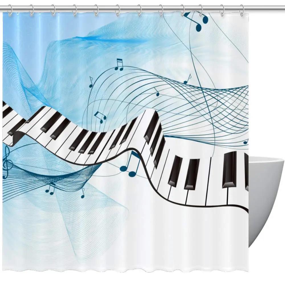 Music Piano Keys Shower Curtain Musical Instruments Printed Shower Curtains Bathroom Decor Waterproof Fabric Bathtub Screen W60H190(CM)-1 Pcs
Music Piano Keys Shower Curtain Musical Instruments Printed Shower Curtains Bathroom Decor Waterproof Fabric Bathtub Screen W60H190(CM)-1 Pcs