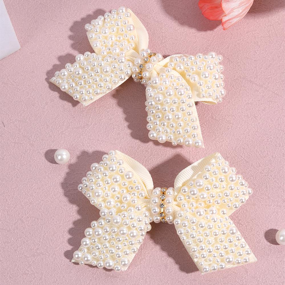 2Pcs Pearl Bow Hair Clips Sweet Elegant Rhinestone Bownot Hairpin For Girls Children Women Boutique Headdress Hair Accessories
2Pcs Pearl Bow Hair Clips Sweet Elegant Rhinestone Bownot Hairpin For Girls Children Women Boutique Headdress Hair Accessories