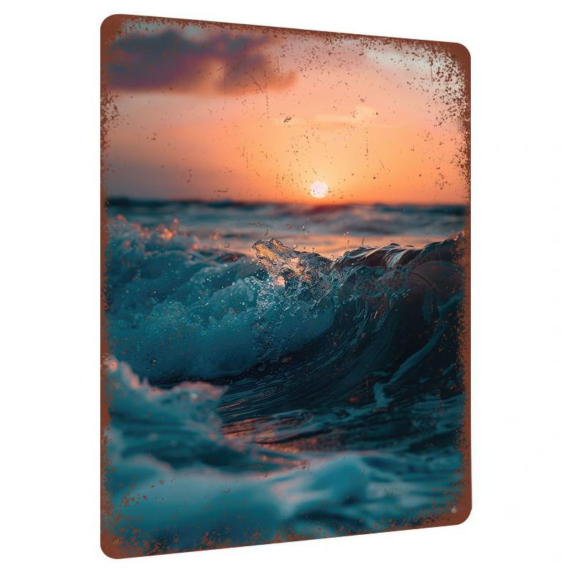 Custom Metal Wall Art Ocean Wave Sunset Print Coastal Home Decor Modern Room Decoration 20x30cm(7.8x11.8inch)
Custom Metal Wall Art Ocean Wave Sunset Print Coastal Home Decor Modern Room Decoration 20x30cm(7.8x11.8inch)