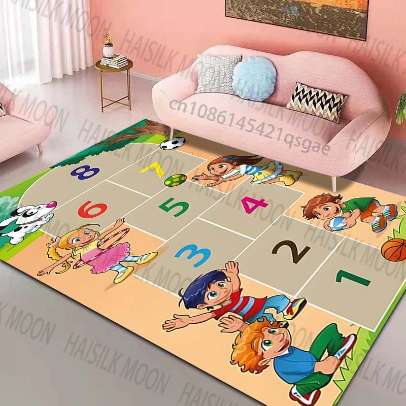 Hopscotch kids playing outdoors Pattern Rug Carpets for Bedroom Living Room Sofa Mat Creative Door Mat Cloakroom Home Decor 40x60cm
Hopscotch kids playing outdoors Pattern Rug Carpets for Bedroom Living Room Sofa Mat Creative Door Mat Cloakroom Home Decor 40x60cm