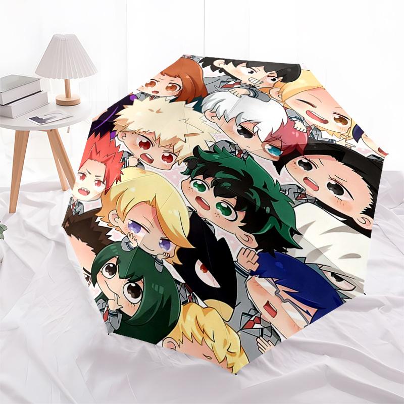1pc Chibi Anime Characters Automatic Opening Umbrella, Portable Tri-Fold Design with 8-Bone Iron Frame, Outdoor, Perfect Gift for Fans, Travelers, Eve
1pc Chibi Anime Characters Automatic Opening Umbrella, Portable Tri-Fold Design with 8-Bone Iron Frame, Outdoor, Perfect Gift for Fans, Travelers, Eve