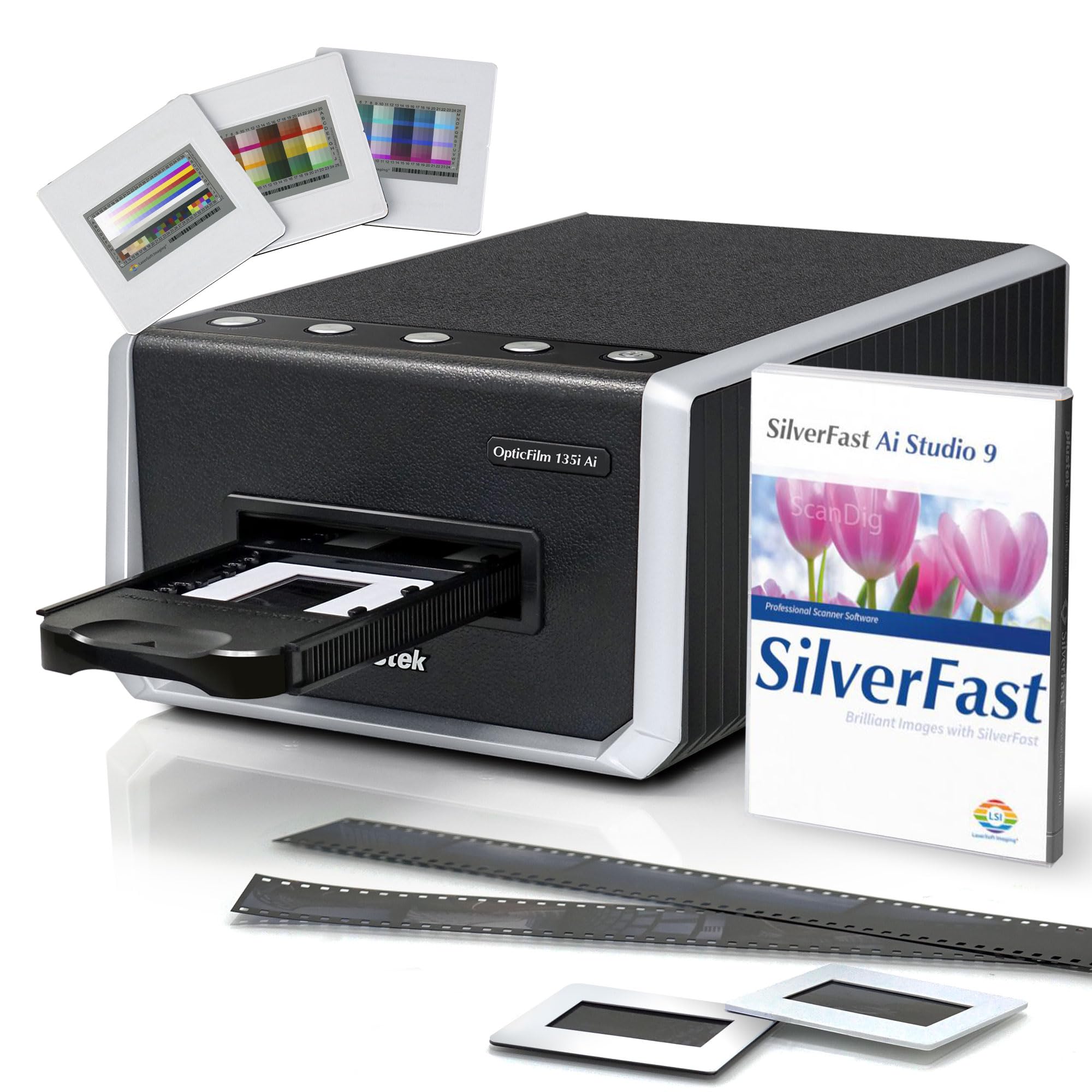 Plustek Film Scanner OpticFilm 135i Ai Equipped with newly developed aspheric lens system Ai Studio 9 bundle automatic advance advanced IT8
Plustek Film Scanner OpticFilm 135i Ai Equipped with newly developed aspheric lens system Ai Studio 9 bundle automatic advance advanced IT8