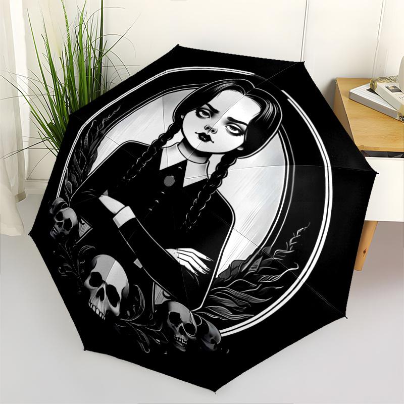 Poster Wednesday Addams Automatic Opening and Closing Umbrella - Lightweight 3-Fold Design, Suitable for Fans, Travel, Daily Use - Official
Poster Wednesday Addams Automatic Opening and Closing Umbrella - Lightweight 3-Fold Design, Suitable for Fans, Travel, Daily Use - Official