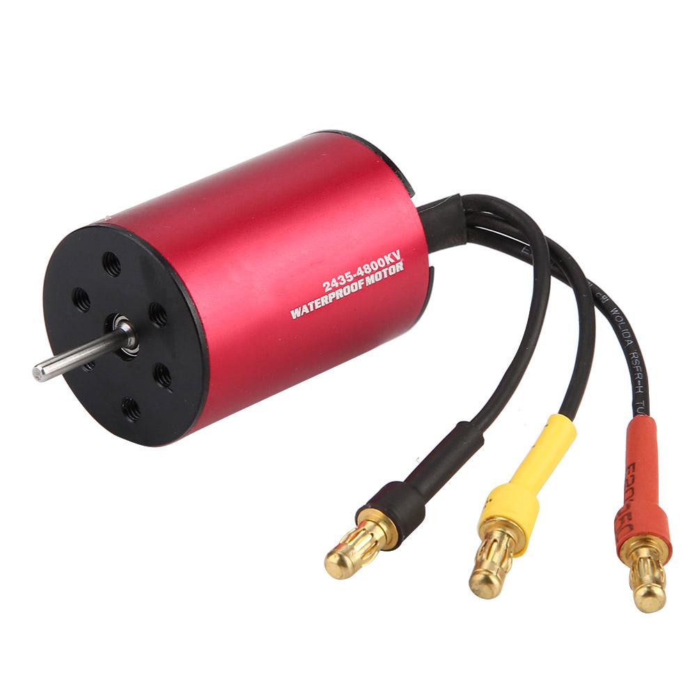 surpass KK Waterproof Series 2435 4500KV Sensorless Brushless Motor for 1/16 1/18 Car (4800KV)
surpass KK Waterproof Series 2435 4500KV Sensorless Brushless Motor for 1/16 1/18 Car (4800KV)