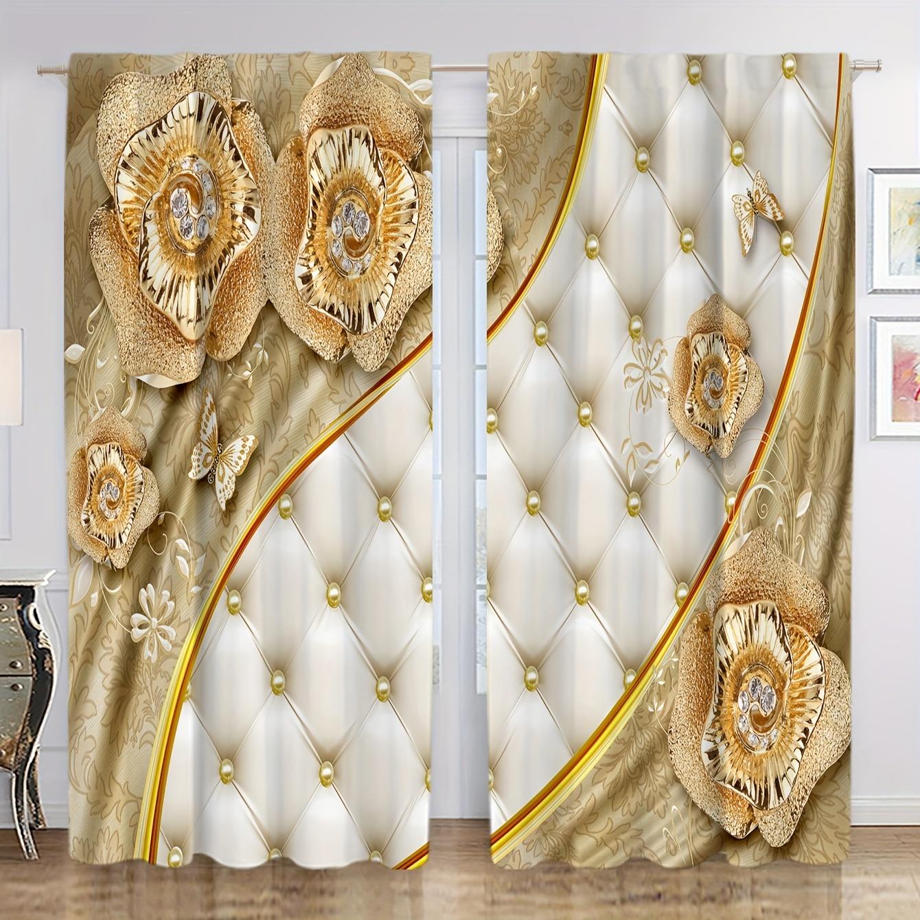 Golden Swan Animal Diomand Flower Luxury Window Curtain Blinds Perfect for Living Area Kids Bedchamber Bathroom Kicthen Door Residence Decor W65X60H(cm)X2Pcs&Grommet Top
Golden Swan Animal Diomand Flower Luxury Window Curtain Blinds Perfect for Living Area Kids Bedchamber Bathroom Kicthen Door Residence Decor W65X60H(cm)X2Pcs&Grommet Top