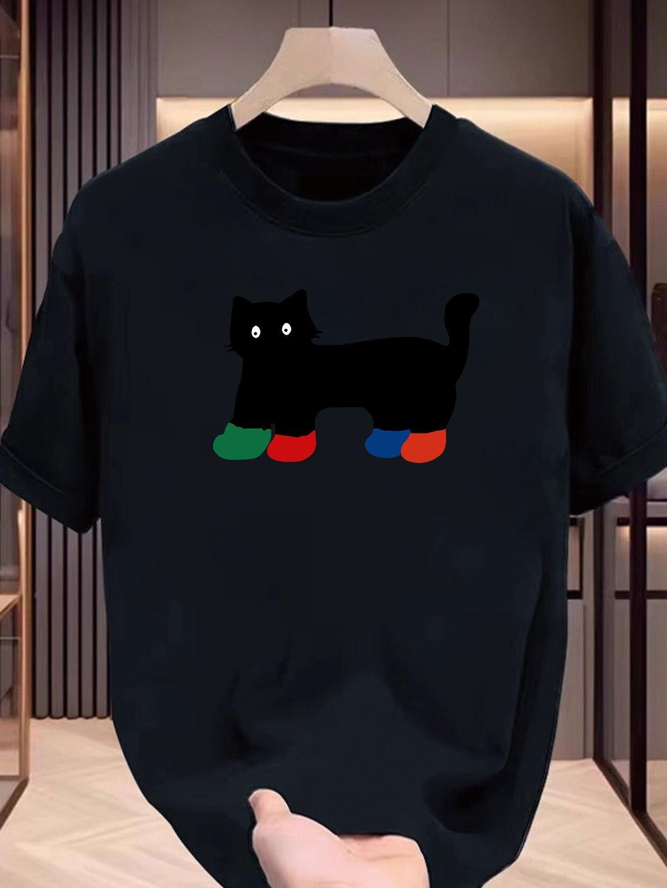 One Unisex Cute Cat Print T-shirt S
One Unisex Cute Cat Print T-shirt S
