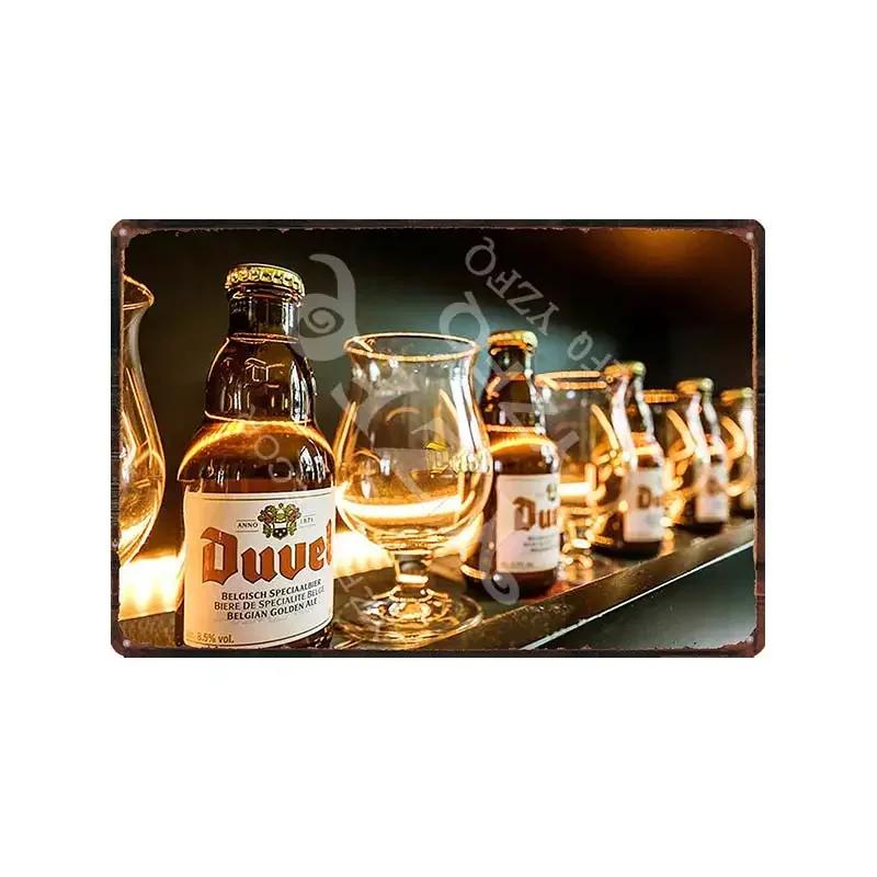 Belgium Beer Duvel Vintage Metal Tin Sign Retro Wall Plates Bar Pub Art Home Decor Decorative Plaque Retro Style Wall Hanging 30x40cm
Belgium Beer Duvel Vintage Metal Tin Sign Retro Wall Plates Bar Pub Art Home Decor Decorative Plaque Retro Style Wall Hanging 30x40cm
