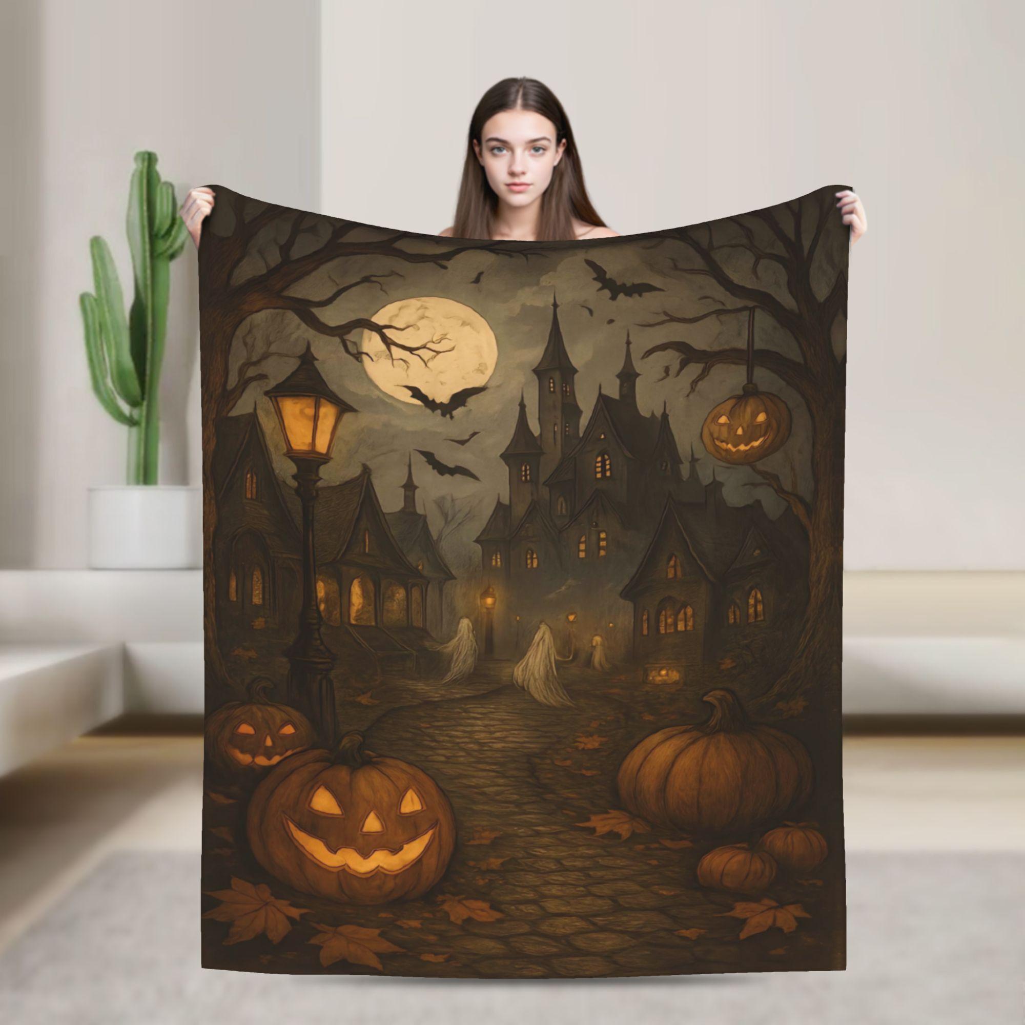 Soft BlanketsChildren Decorative Halloween Throw Blanket Flannel Bedspread For Couch Chair Sofa Bed Funny Sofa Bed Cover 75x90cm
Soft BlanketsChildren Decorative Halloween Throw Blanket Flannel Bedspread For Couch Chair Sofa Bed Funny Sofa Bed Cover 75x90cm