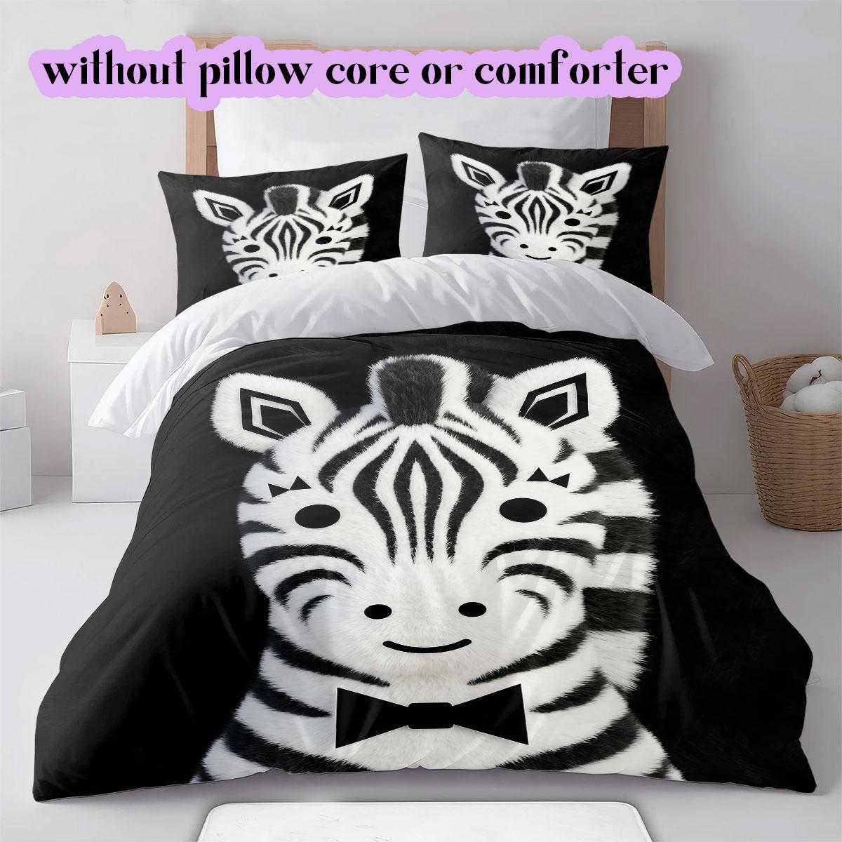 Black white animals Pattern Bedding,Quilt Set Quilt Cover Pillowcase Home Birthday Gift (1*duvet cover+2*pillowcase,without core) 135x200cm
Black white animals Pattern Bedding,Quilt Set Quilt Cover Pillowcase Home Birthday Gift (1*duvet cover+2*pillowcase,without core) 135x200cm