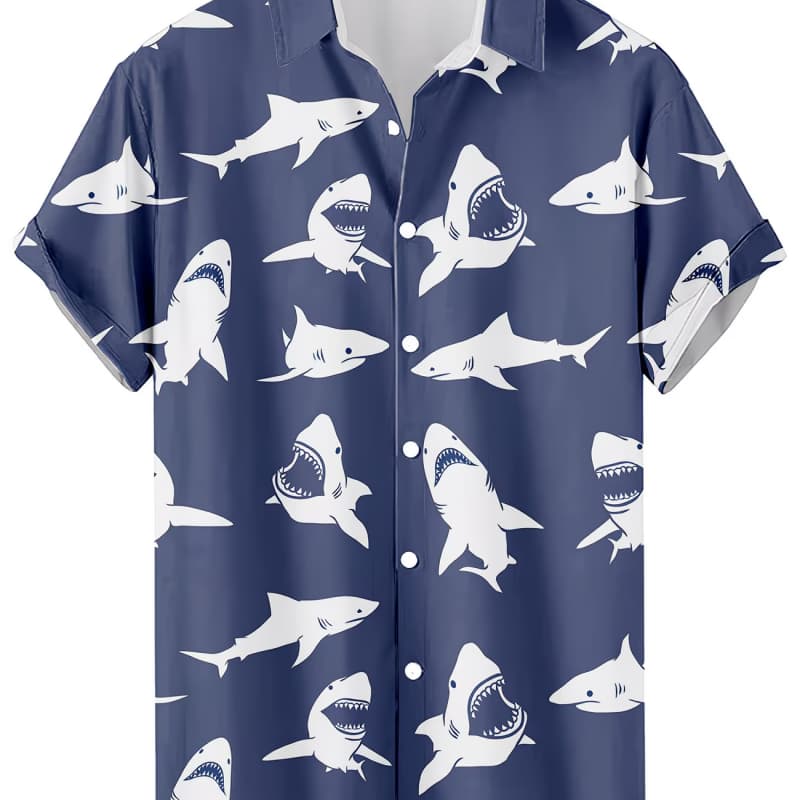 Men s casual shirt printed short-sleeved shirt suitable for outdoor sports M
Men s casual shirt printed short-sleeved shirt suitable for outdoor sports M