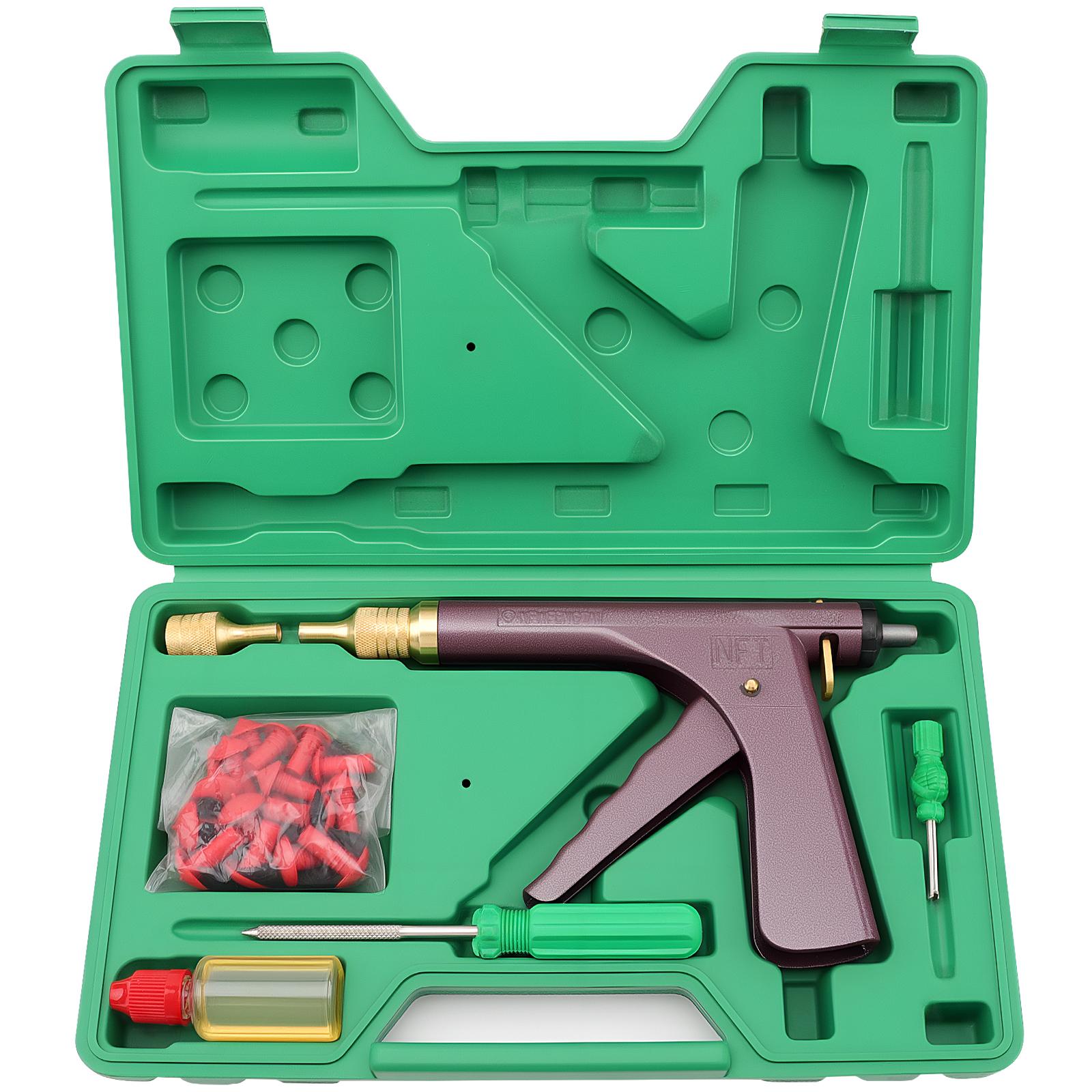 Auto Bike tubeless Tire Repair Puncture Plug Garage motorcycle Vacuum Tire Repair Gun Car Tire Block Air Leaking kit зелений
Auto Bike tubeless Tire Repair Puncture Plug Garage motorcycle Vacuum Tire Repair Gun Car Tire Block Air Leaking kit зелений