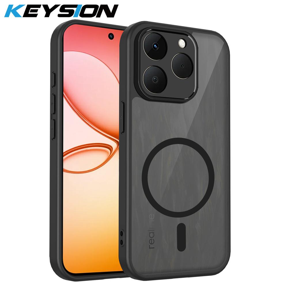KEYSION Магнітний чохол для телефону для Realme 15T М який силікон+ПК Матовий напівпрозорий Чорний Ударостійкий чохол для OPPO Realme 15T for Realme 15T чорний
KEYSION Магнітний чохол для телефону для Realme 15T М який силікон+ПК Матовий напівпрозорий Чорний Ударостійкий чохол для OPPO Realme 15T for Realme 15T чорний