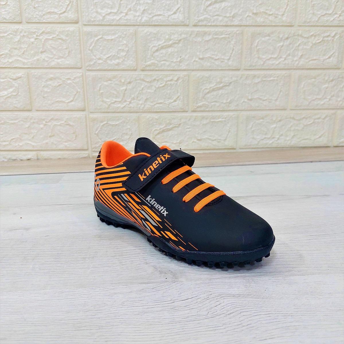 Kinetix Bruno Tf Black Orange Velcro Детская футбольная спортивная обувь на липучке 31
Kinetix Bruno Tf Black Orange Velcro Детская футбольная спортивная обувь на липучке 31