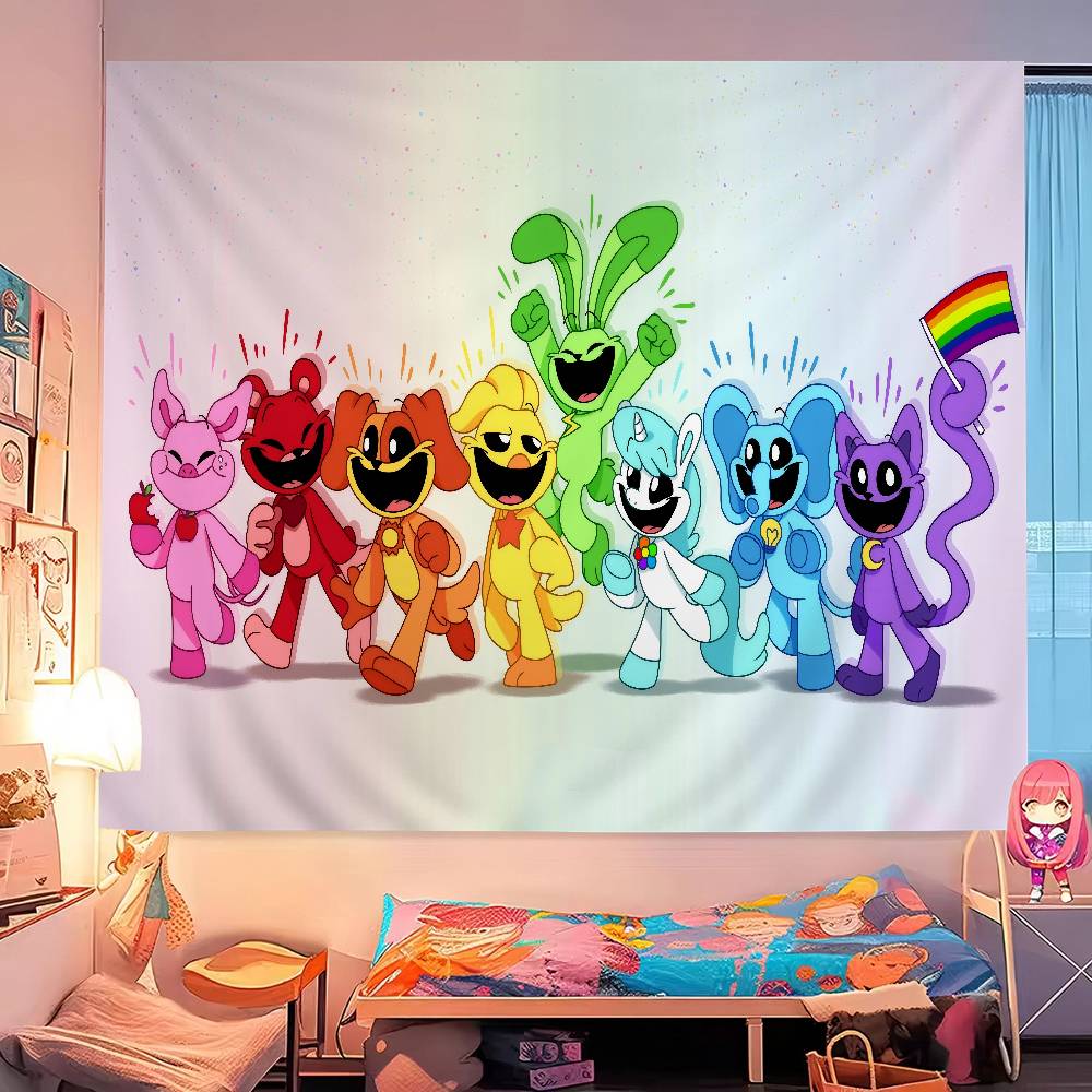 Smiling Critters Cartoon Hanging Bohemian Tapestry Home Decoration Hippie Bohemian Decoration Divination Wall Hanging Home Decor 74x94cm(29x37in)
Smiling Critters Cartoon Hanging Bohemian Tapestry Home Decoration Hippie Bohemian Decoration Divination Wall Hanging Home Decor 74x94cm(29x37in)