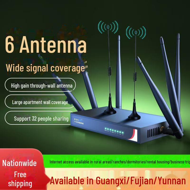 2024 Industrial-Grade Portable Wireless WiFi Router - No Broadband Plug Needed 8 antennas
2024 Industrial-Grade Portable Wireless WiFi Router - No Broadband Plug Needed 8 antennas