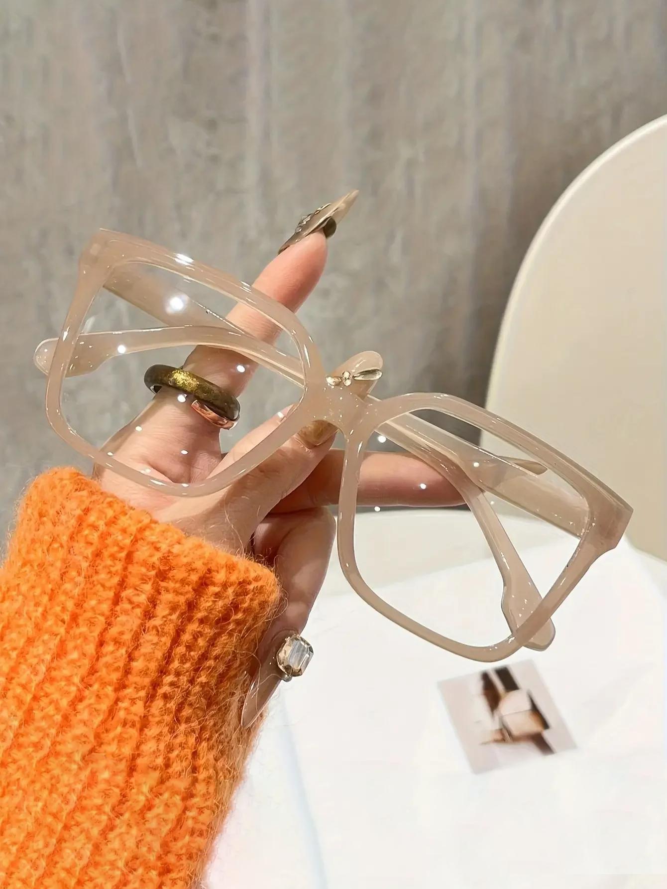 1Pc/2Pcs/3Pcs/4Pcs Graceful Simple and Fashionable Geometric Glasses with Transparent Glass Lenses Suitable for Daily Office Reading-purpose
1Pc/2Pcs/3Pcs/4Pcs Graceful Simple and Fashionable Geometric Glasses with Transparent Glass Lenses Suitable for Daily Office Reading-purpose