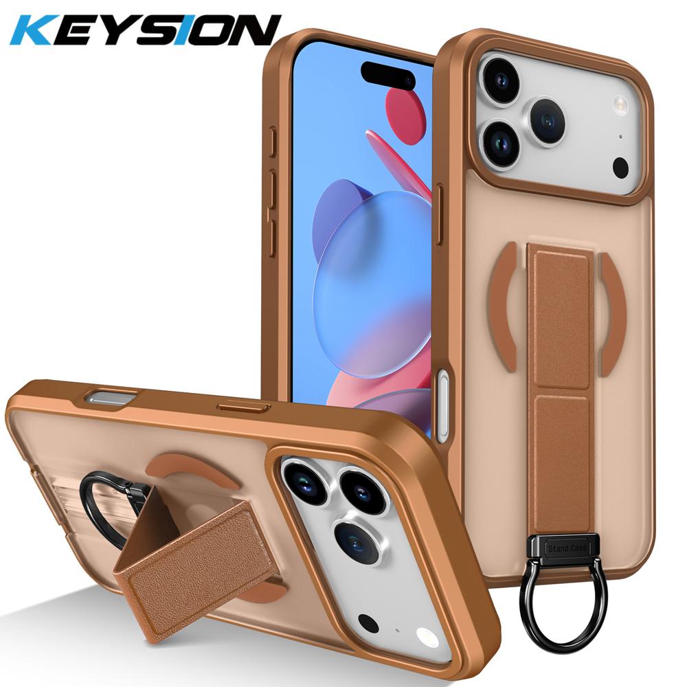 KEYSION Магнитный чехол для телефона для iPhone 16 17 Pro Max 17 Air 16 Plus Полупрозрачный матовый чехол-подставка с защитой от ударов for iPhone 17 хаки
KEYSION Магнитный чехол для телефона для iPhone 16 17 Pro Max 17 Air 16 Plus Полупрозрачный матовый чехол-подставка с защитой от ударов for iPhone 17 хаки