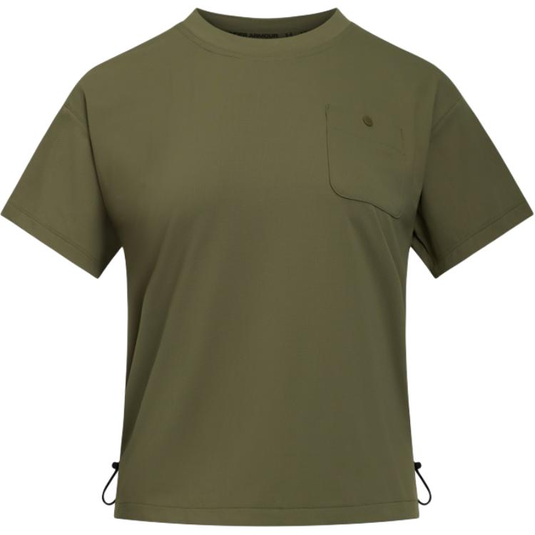 Under Armour Городская футболка свободного кроя с круглым вырезом, модная спортивная, с коротким рукавом, со спущенным плечом, женские топы, кварцево-серая 6006015-251 M
Under Armour Городская футболка свободного кроя с круглым вырезом, модная спортивная, с коротким рукавом, со спущенным плечом, женские топы, кварцево-серая 6006015-251 M