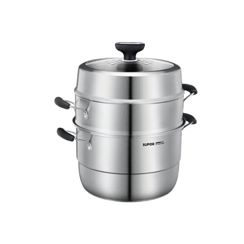 Supor 304 Stainless Steel 3-Tier Steamer
Supor 304 Stainless Steel 3-Tier Steamer