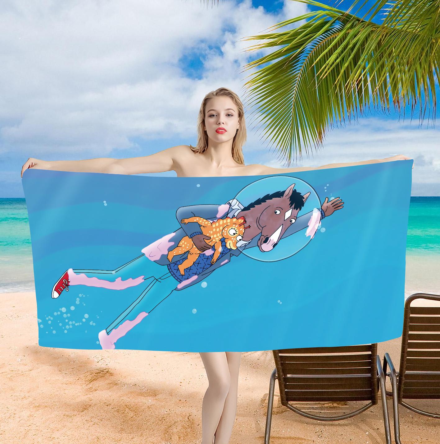 75x150cm Cartoon Horse Soft Towel Quick Drying Bath Towel Unique Anime Character Print Beach Towel Home Travel Shower Towel W40*H60(CM)
75x150cm Cartoon Horse Soft Towel Quick Drying Bath Towel Unique Anime Character Print Beach Towel Home Travel Shower Towel W40*H60(CM)