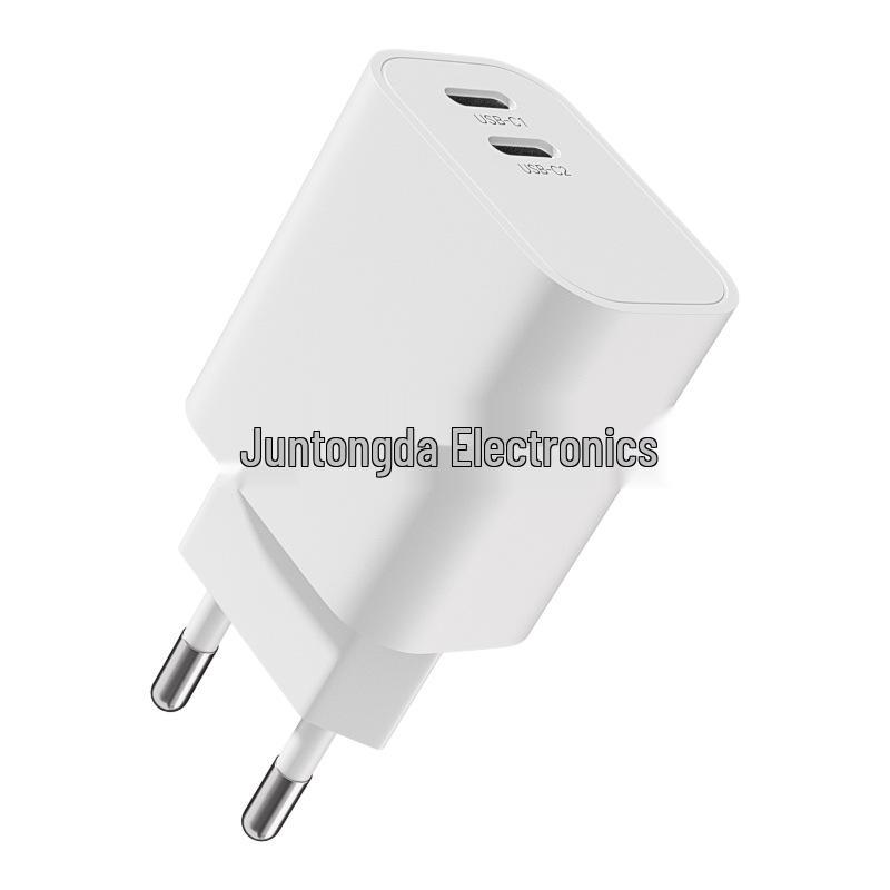 PD20W Dual USB-C Fast Charger for Apple & Samsung Devices
PD20W Dual USB-C Fast Charger for Apple & Samsung Devices