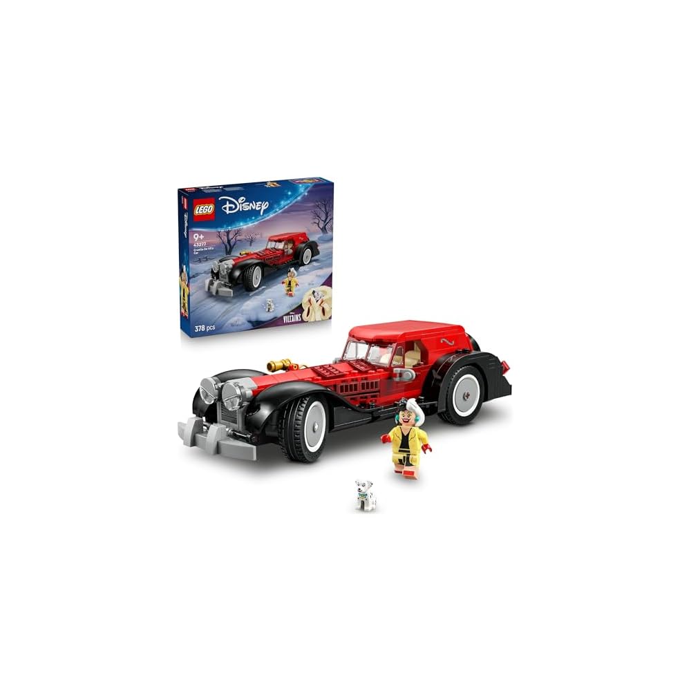 LEGO Disney Cruella s Car Toy Set for Kids 9-11 Years Old Building Blocks Vehicle 43277
LEGO Disney Cruella s Car Toy Set for Kids 9-11 Years Old Building Blocks Vehicle 43277