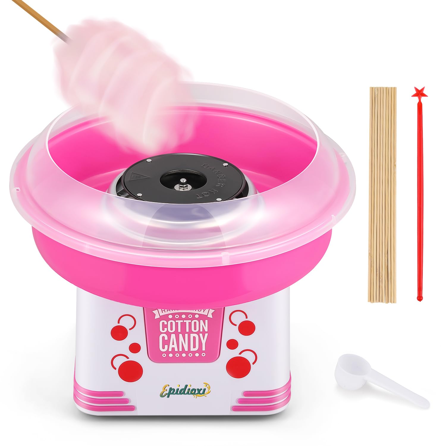 Epidioxi Home Cotton Candy Cotton Candy Handmade Cotton Food Grade Easy to 24cm Large One Easy to Birthday Measuring Spoon and Stick Japanese
Epidioxi Home Cotton Candy Cotton Candy Handmade Cotton Food Grade Easy to 24cm Large One Easy to Birthday Measuring Spoon and Stick Japanese
