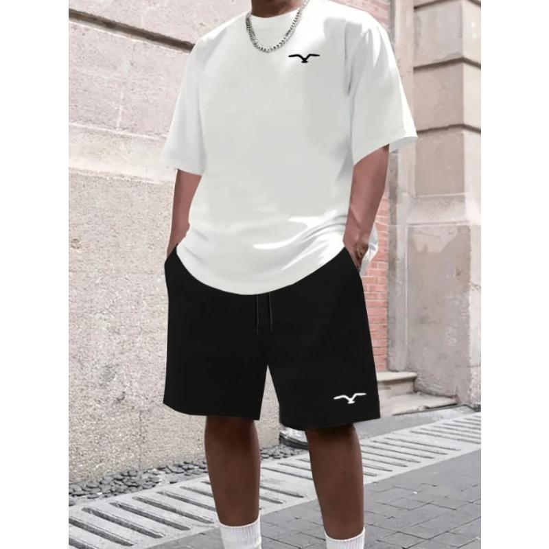 Men s Fashion 2-Piece Tracksuit Set Short Sleeve T-Shirt and Shorts Streetwear L білий
Men s Fashion 2-Piece Tracksuit Set Short Sleeve T-Shirt and Shorts Streetwear L білий