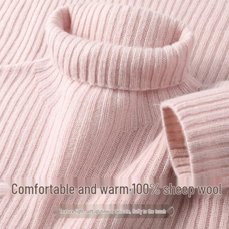 SNOWFLYING Women s 100% Merino Wool Ribbed Turtleneck Sweater One Size
SNOWFLYING Women s 100% Merino Wool Ribbed Turtleneck Sweater One Size