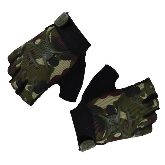 1 Pair Fastener Tape Design Anti-slip Particles Kids Cycling Gloves Camouflage Printing Half S камуфляжний
1 Pair Fastener Tape Design Anti-slip Particles Kids Cycling Gloves Camouflage Printing Half S камуфляжний