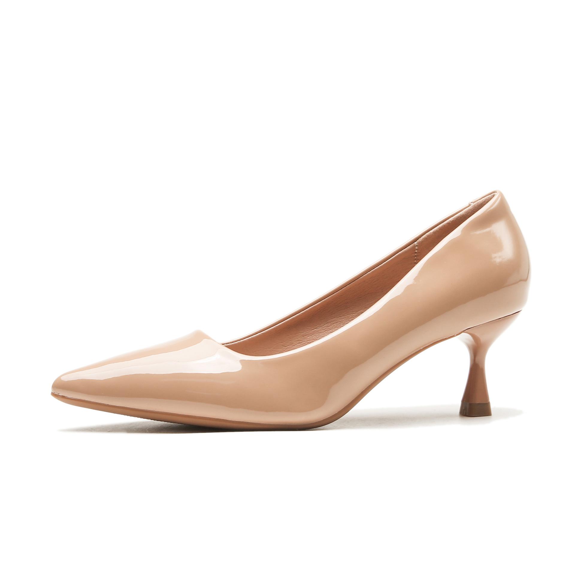 2025 New French Nude Patent Leather Heels Women - Pointed Toe Stiletto Shallow Mouth Pumps, Pure Desire Vibe, Elegant Party/Date Shoes XCY-730-3 35
2025 New French Nude Patent Leather Heels Women - Pointed Toe Stiletto Shallow Mouth Pumps, Pure Desire Vibe, Elegant Party/Date Shoes XCY-730-3 35