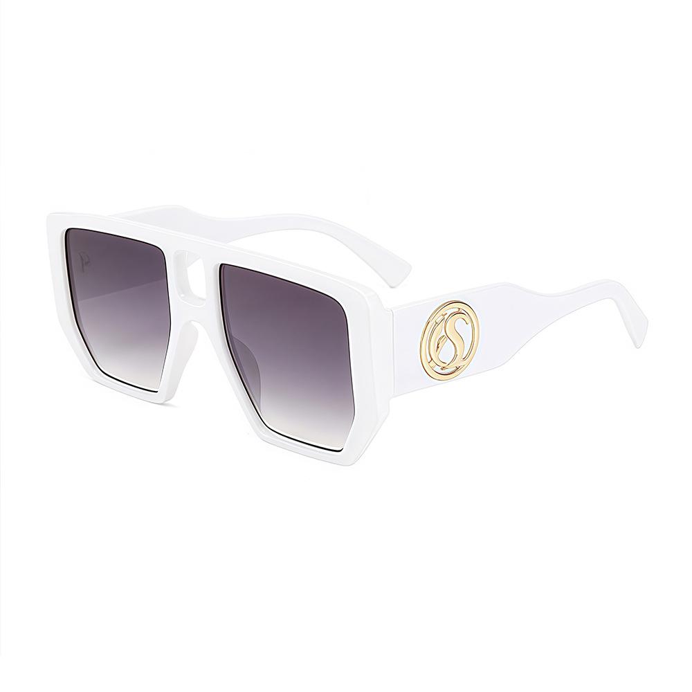 Vintage Retro Leopard Gradient Square Shape Large Frame for Women Sunglasses Stylish Double Beam Simple Casual Street Men Sun Eyeglasses UV400 as picture
Vintage Retro Leopard Gradient Square Shape Large Frame for Women Sunglasses Stylish Double Beam Simple Casual Street Men Sun Eyeglasses UV400 as picture