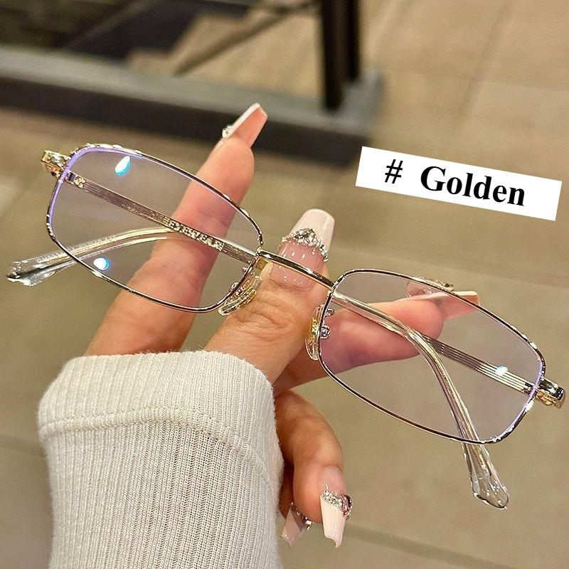Flat Light+anti Blue Light Nearsighted Eyeglasses 0 Up To -4.0 Metal Eyeglass Frame Temperament Style Protective Glasses -3.0
Flat Light+anti Blue Light Nearsighted Eyeglasses 0 Up To -4.0 Metal Eyeglass Frame Temperament Style Protective Glasses -3.0
