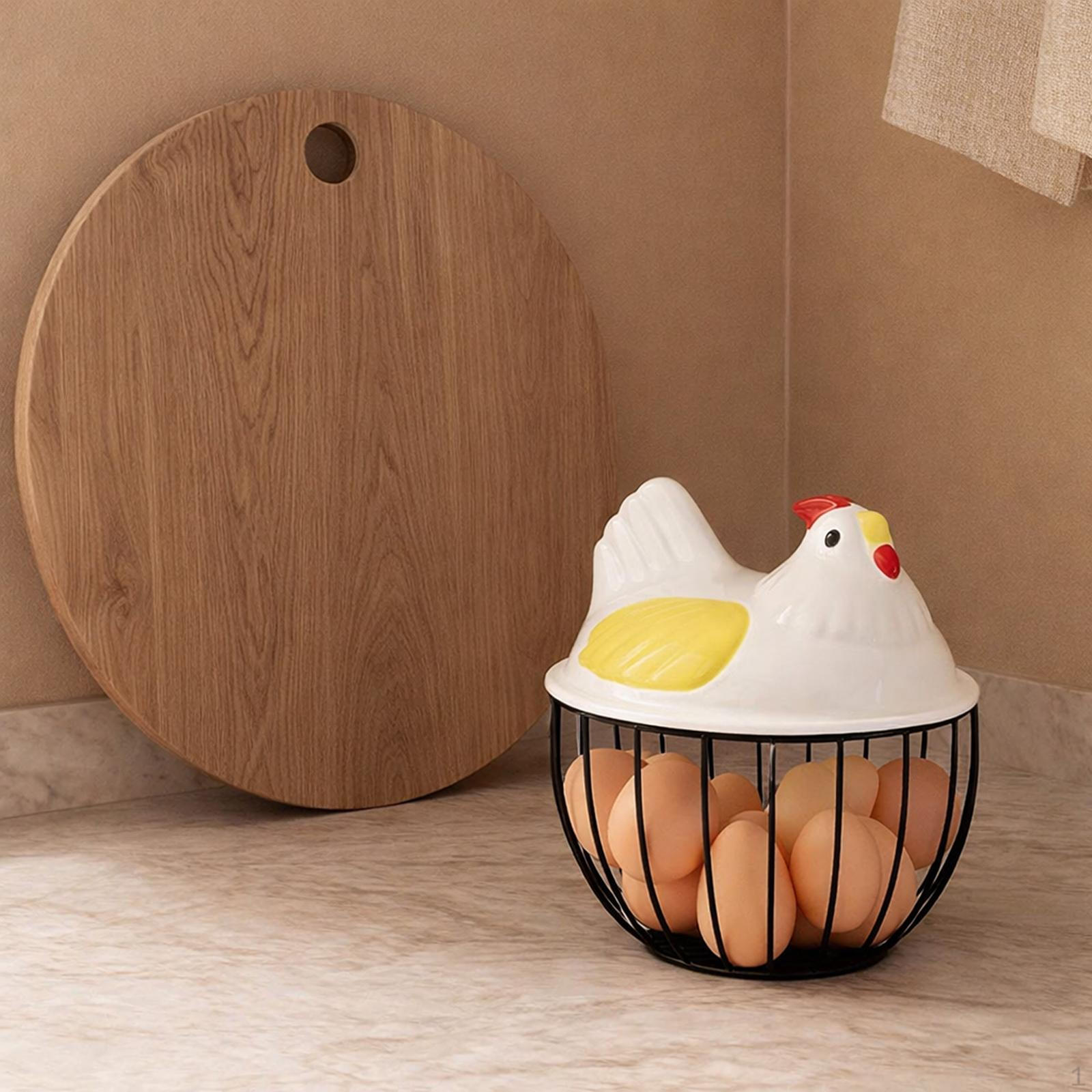 Basket in The Shape of A Chicken, Organizer, , Storage for Fruits And Vegetables, Easy to Transport Yellow Lid
Basket in The Shape of A Chicken, Organizer, , Storage for Fruits And Vegetables, Easy to Transport Yellow Lid